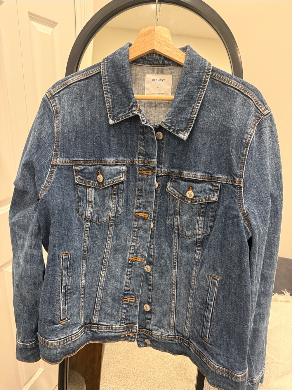 Old Navy Blue Denim Trucker Jacket